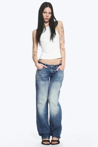 Arrow Low Rise Regular Straight Jeans – Board Blue – Medium Blue Arrow Low Rise Regular Straight Jeans – Board Blue – Medium Blue