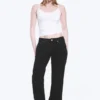 Arrow Low Rise Regular Straight Jeans – Tuned Black – Black