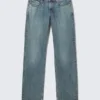 Arrow Low Rise Regular Straight Leg Jeans – Second Blue – Medium Blue Arrow Low Rise Regular Straight Leg Jeans – Second Blue – Medium Blue