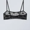 Ash Lace Semi Scooped Bra – Black Lace Ash Lace Semi Scooped Bra – Black Lace