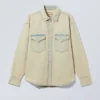 Ash Longsleeve Denim Shirt – Sunbleached Ash Longsleeve Denim Shirt – Sunbleached