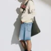 Ash Loose Denim Shorts – Kimberly Worn – Medium Blue Ash Loose Denim Shorts – Kimberly Worn – Medium Blue