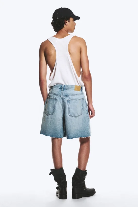 Ash Loose Denim Shorts – Kimberly Worn – Medium Blue Ash Loose Denim Shorts – Kimberly Worn – Medium Blue