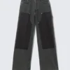 Astro Loose Baggy Carpenter Jeans – Eulogy Black – Black Astro Loose Baggy Carpenter Jeans – Eulogy Black – Black