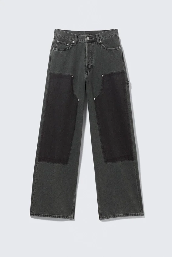 Astro Loose Baggy Carpenter Jeans – Eulogy Black – Black Astro Loose Baggy Carpenter Jeans – Eulogy Black – Black