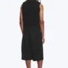Astro Loose Baggy Linen-Blend Shorts – Black