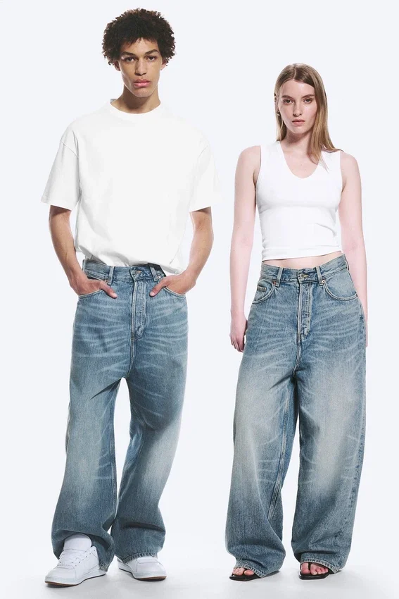 Astro Loose Extra Baggy Jeans – Blue Stream Astro Loose Extra Baggy Jeans – Blue Stream