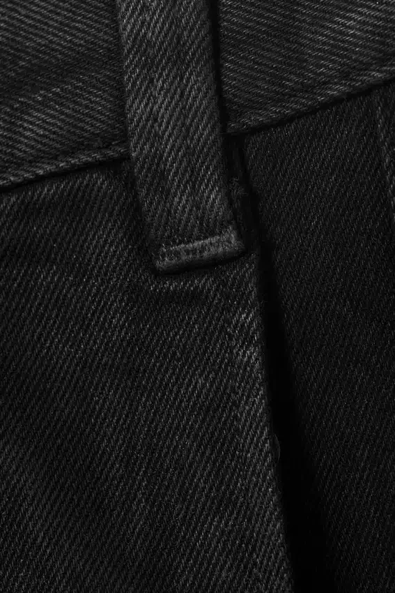 Astro Loose Utility Baggy Leg Unisex Jeans – Black Coating – Black Astro Loose Utility Baggy Leg Unisex Jeans – Black Coating – Black