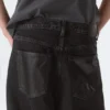 Astro Mid Rise Baggy Faux Leather Pocket Jeans – Black Rinse – Black Astro Mid Rise Baggy Faux Leather Pocket Jeans – Black Rinse – Black