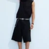 Astro Mid Rise Loose Baggy Denim Shorts – Black Rinse – Black Astro Mid Rise Loose Baggy Denim Shorts – Black Rinse – Black