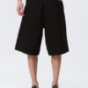 Astro Mid Rise Loose Baggy Denim Shorts – Black Rinse – Black Astro Mid Rise Loose Baggy Denim Shorts – Black Rinse – Black