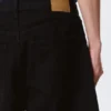 Astro Mid Rise Loose Baggy Denim Shorts – Black Rinse – Black Astro Mid Rise Loose Baggy Denim Shorts – Black Rinse – Black