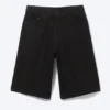 Astro Mid Rise Loose Baggy Denim Shorts – Black Rinse – Black Astro Mid Rise Loose Baggy Denim Shorts – Black Rinse – Black
