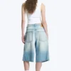 Astro Mid Rise Loose Baggy Denim Shorts – Kimberley Blue – Light Blue Astro Mid Rise Loose Baggy Denim Shorts – Kimberley Blue – Light Blue