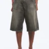 Astro Mid Rise Loose Baggy Denim Shorts – Redondo Black – Black Astro Mid Rise Loose Baggy Denim Shorts – Redondo Black – Black