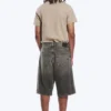 Astro Mid Rise Loose Baggy Denim Shorts – Redondo Black – Black Astro Mid Rise Loose Baggy Denim Shorts – Redondo Black – Black