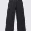 Astro Mid Rise Loose Baggy Leg Coated Jeans – Indigo Coating Astro Mid Rise Loose Baggy Leg Coated Jeans – Indigo Coating