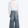 Astro Mid Rise Loose Baggy Twist Jeans – Gloria Blue – Medium Blue Astro Mid Rise Loose Baggy Twist Jeans – Gloria Blue – Medium Blue