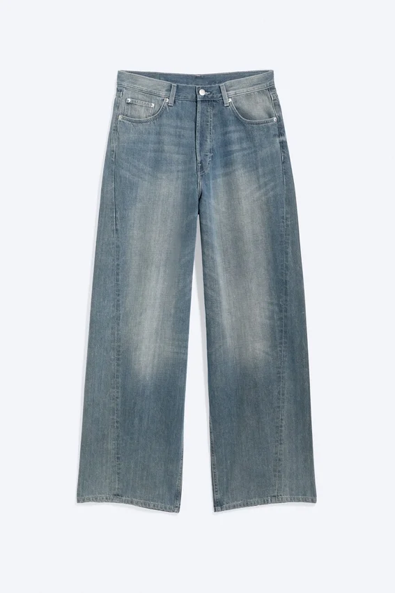 Astro Mid Rise Loose Baggy Twist Jeans – Gloria Blue – Medium Blue Astro Mid Rise Loose Baggy Twist Jeans – Gloria Blue – Medium Blue