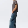 Astro Mid Rise Loose Baggy Unisex Jeans – Blue Hymn – Medium Blue Astro Mid Rise Loose Baggy Unisex Jeans – Blue Hymn – Medium Blue