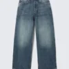 Astro Mid Rise Loose Baggy Unisex Jeans – Blue Hymn – Medium Blue Astro Mid Rise Loose Baggy Unisex Jeans – Blue Hymn – Medium Blue