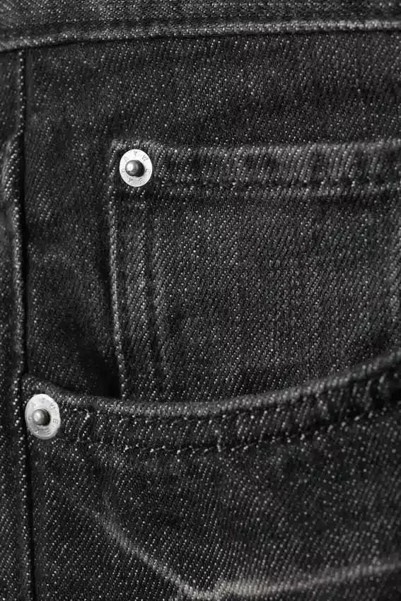 Astro Mid Rise Loose Baggy Unisex Jeans – Chelsea Black – Black Astro Mid Rise Loose Baggy Unisex Jeans – Chelsea Black – Black