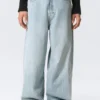 Astro Mid Rise Loose Baggy Unisex Jeans – Dream Blue – Light Blue Astro Mid Rise Loose Baggy Unisex Jeans – Dream Blue – Light Blue