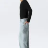 Astro Mid Rise Loose Baggy Unisex Jeans – Dream Blue – Light Blue Astro Mid Rise Loose Baggy Unisex Jeans – Dream Blue – Light Blue