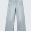 Astro Mid Rise Loose Baggy Unisex Jeans – Dream Blue – Light Blue Astro Mid Rise Loose Baggy Unisex Jeans – Dream Blue – Light Blue