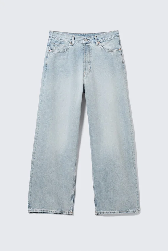 Astro Mid Rise Loose Baggy Unisex Jeans – Dream Blue – Light Blue Astro Mid Rise Loose Baggy Unisex Jeans – Dream Blue – Light Blue