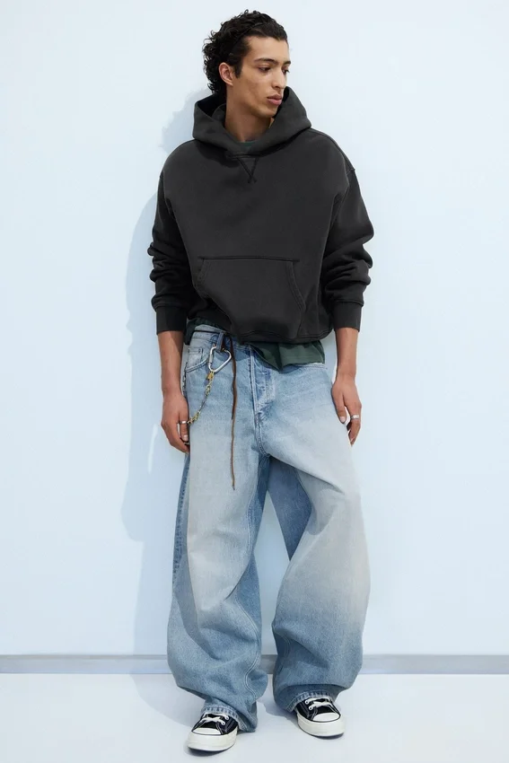 Astro Mid Rise Loose Baggy Unisex Jeans – Kimberley Blue – Light Blue Astro Mid Rise Loose Baggy Unisex Jeans – Kimberley Blue – Light Blue