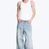 Astro Mid Rise Loose Baggy Unisex Jeans – Kimberley Blue – Light Blue Astro Mid Rise Loose Baggy Unisex Jeans – Kimberley Blue – Light Blue