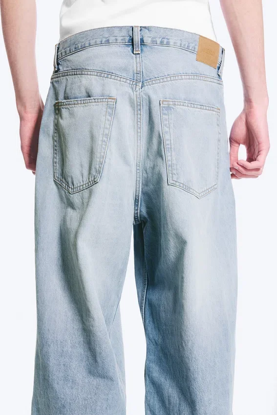 Astro Mid Rise Loose Baggy Unisex Jeans – Kimberley Blue – Light Blue Astro Mid Rise Loose Baggy Unisex Jeans – Kimberley Blue – Light Blue