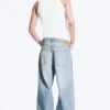 Astro Mid Rise Loose Baggy Unisex Jeans – Kimberley Blue – Light Blue Astro Mid Rise Loose Baggy Unisex Jeans – Kimberley Blue – Light Blue