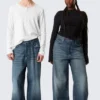 Astro Mid Rise Loose Baggy Unisex Jeans – Mine Blue – Medium Blue Astro Mid Rise Loose Baggy Unisex Jeans – Mine Blue – Medium Blue