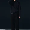 Astro Mid Rise Loose Baggy Unisex Jeans – Tuned Black – Black Astro Mid Rise Loose Baggy Unisex Jeans – Tuned Black – Black