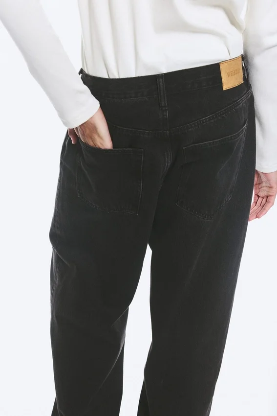 Astro Mid Rise Loose Baggy Unisex Jeans – Tuned Black – Black Astro Mid Rise Loose Baggy Unisex Jeans – Tuned Black – Black