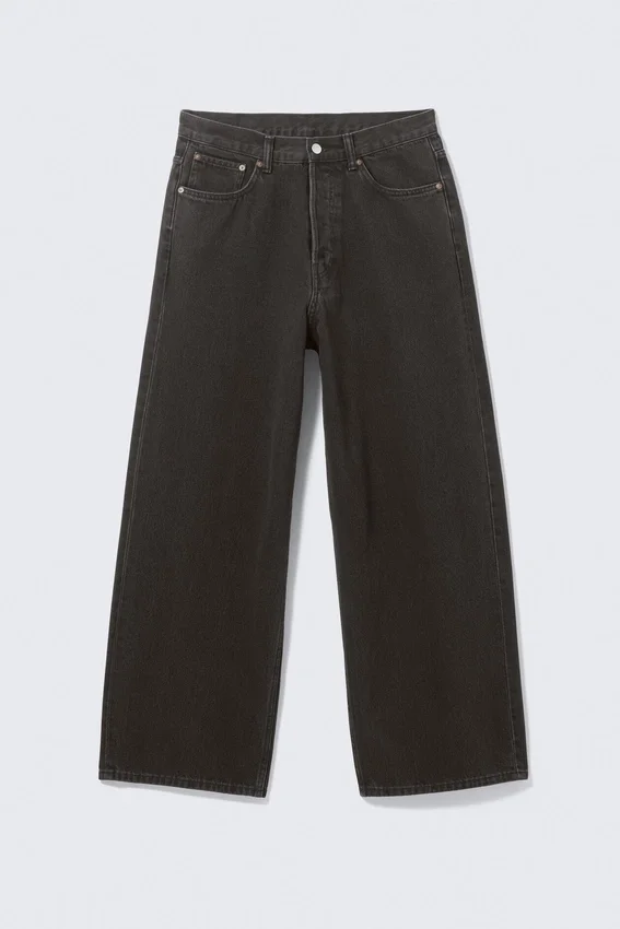 Astro Mid Rise Loose Baggy Unisex Jeans – Tuned Black – Black Astro Mid Rise Loose Baggy Unisex Jeans – Tuned Black – Black