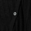 Asymmetric Linen Blend Cardigan – Black Asymmetric Linen Blend Cardigan – Black