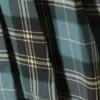 Asymmetric Pleated Wrap Mini Skirt – Dusty Dark Green Check Asymmetric Pleated Wrap Mini Skirt – Dusty Dark Green Check
