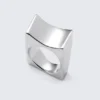 Asymmetric Stainless Steel Ring – Silver Asymmetric Stainless Steel Ring – Silver