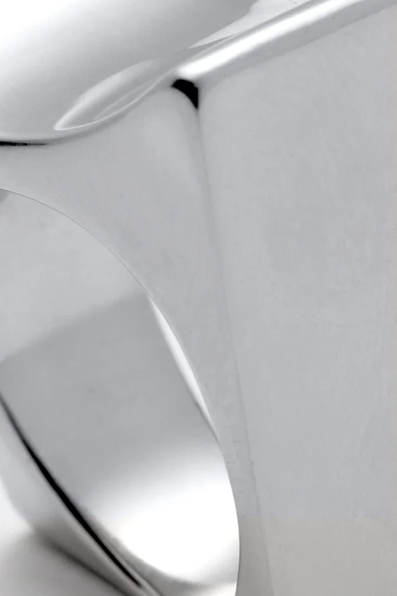 Asymmetric Stainless Steel Ring – Silver Asymmetric Stainless Steel Ring – Silver