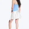 Asymmetric Wrap Mini Skirt – Off-White Asymmetric Wrap Mini Skirt – Off-White