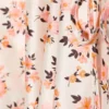 Asymmetric Wrap Mini Skirt – White/Pink Flower Asymmetric Wrap Mini Skirt – White/Pink Flower