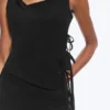 Asymmetric Wrap Strap Top – Black Asymmetric Wrap Strap Top – Black