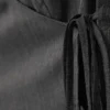 Asymmetric Wrap Strap Top – Dark Grey Melange Asymmetric Wrap Strap Top – Dark Grey Melange