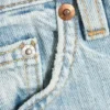 Atom Low Rise Regular Knee-Length Denim Shorts – Dream Blue – Light Blue Atom Low Rise Regular Knee-Length Denim Shorts – Dream Blue – Light Blue