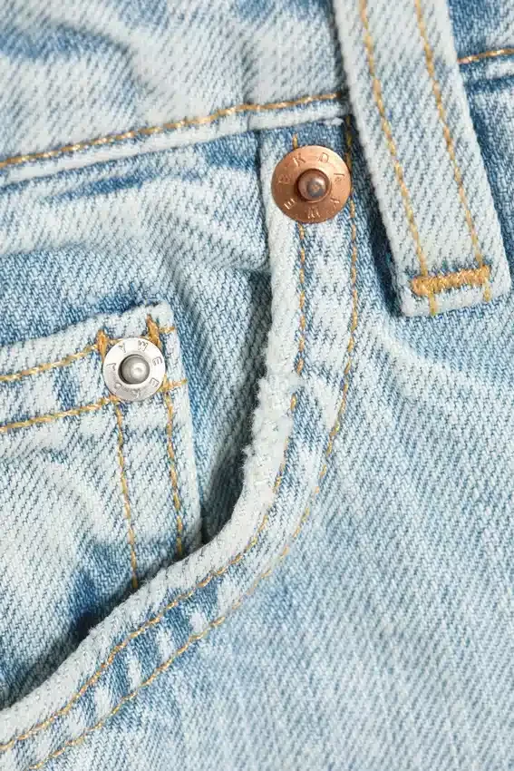 Atom Low Rise Regular Knee-Length Denim Shorts – Dream Blue – Light Blue Atom Low Rise Regular Knee-Length Denim Shorts – Dream Blue – Light Blue