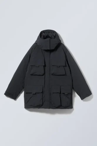 Attila Padded Parka – Black