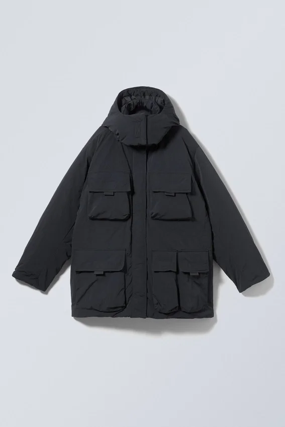 Attila Padded Parka – Black Attila Padded Parka – Black